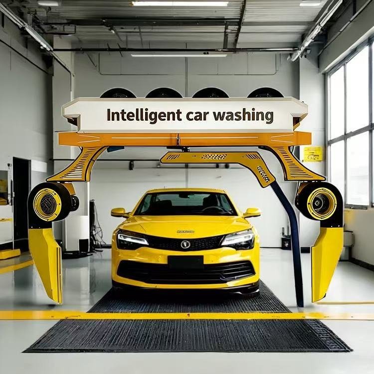 Contactless car washing equipment